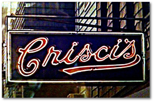 Crisci's Sign in Color